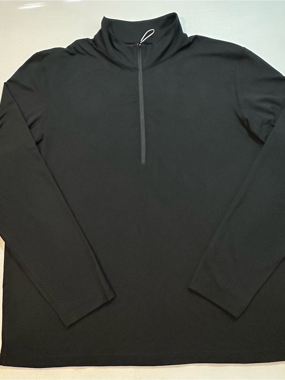 Lululemon Mens XXL Black Quarter Zip Pullover